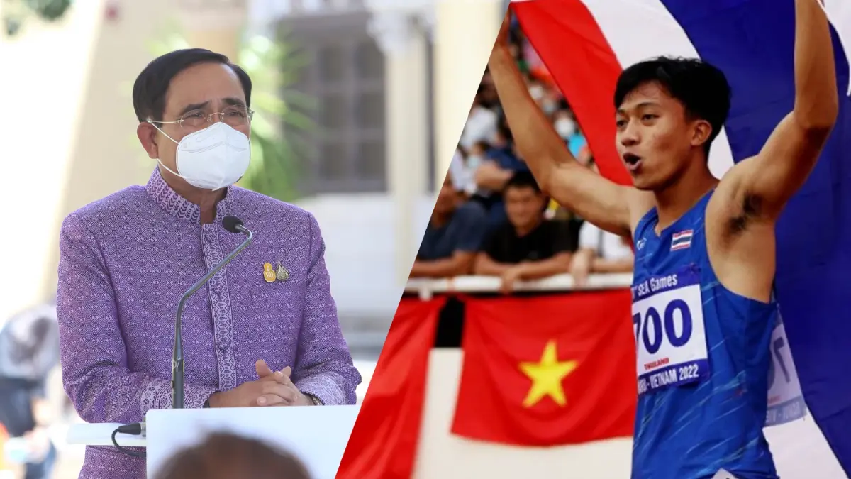 นายกฯร่วมส่งใจเชียร์ "เทพบิว" ตัดเชือก 100 ม.คืนนี้