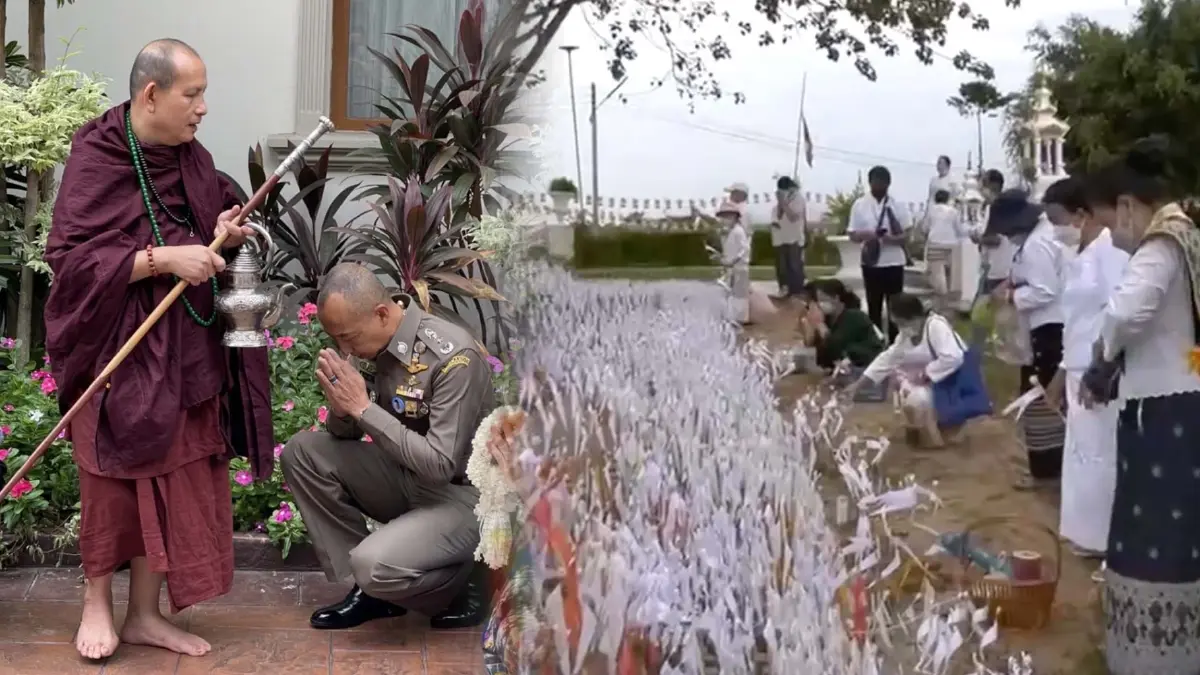 ดอยเวียงแก้ว ก่อกองทราย รอรับ "ครูบาบุญชุ่ม" กลับไปพัก หลังออกจากรพ.กรุงเทพ