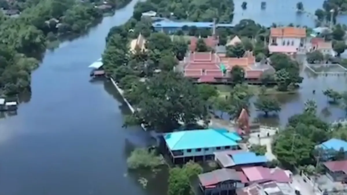 ปภ. เผย "อยุธยา" ยังสาหัสปริมาณน้ำเพิ่มขึ้น ส่วนภาพรวมระดับน้ำลดลง