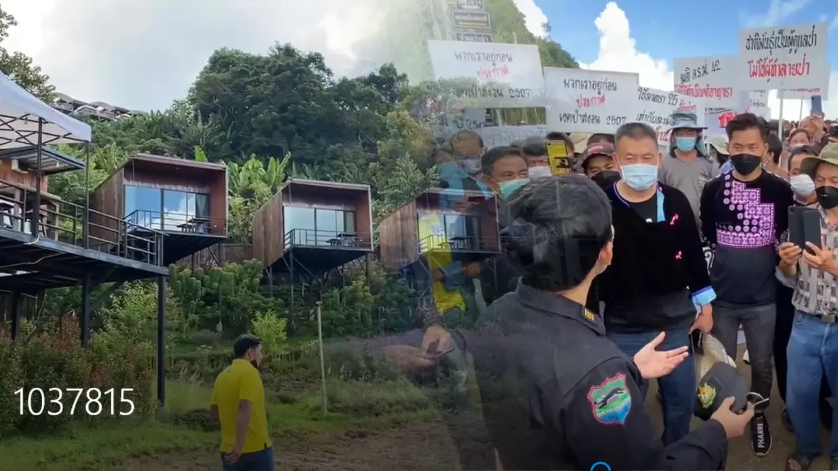 ปฏิบัติการรื้อรีสอร์ทม่อนแจ่มสะดุด ชาวบ้านฮือค้านอ้างรอคำตัดสินของศาล