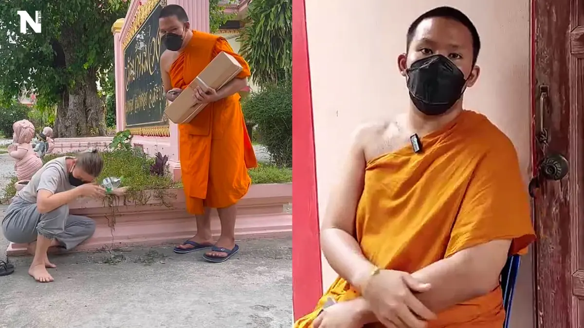 โยมเพื่อนมาเลยตื่นเต้น  เปิดใจพระใหม่จำบทสวดไม่ได้