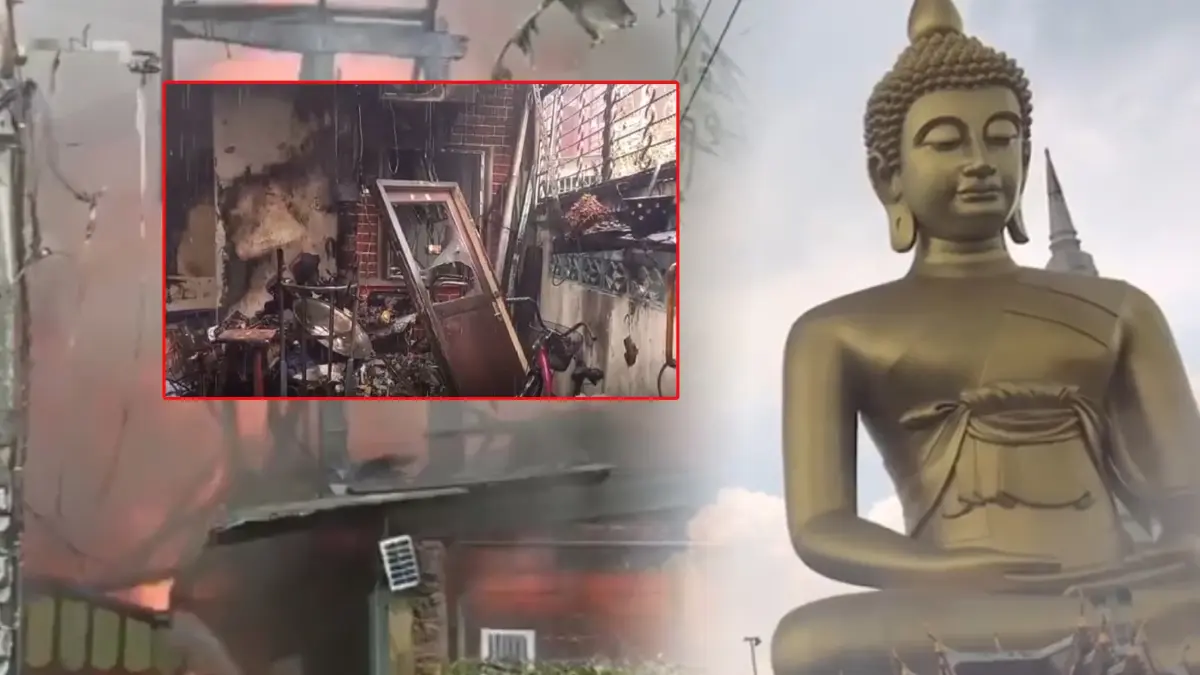 ไฟไหม้ชุมชนปากคลองบางสะแก ย่านตลาดพลู จนท.เร่งดับ 40 นาทีคุมเพลิงได้