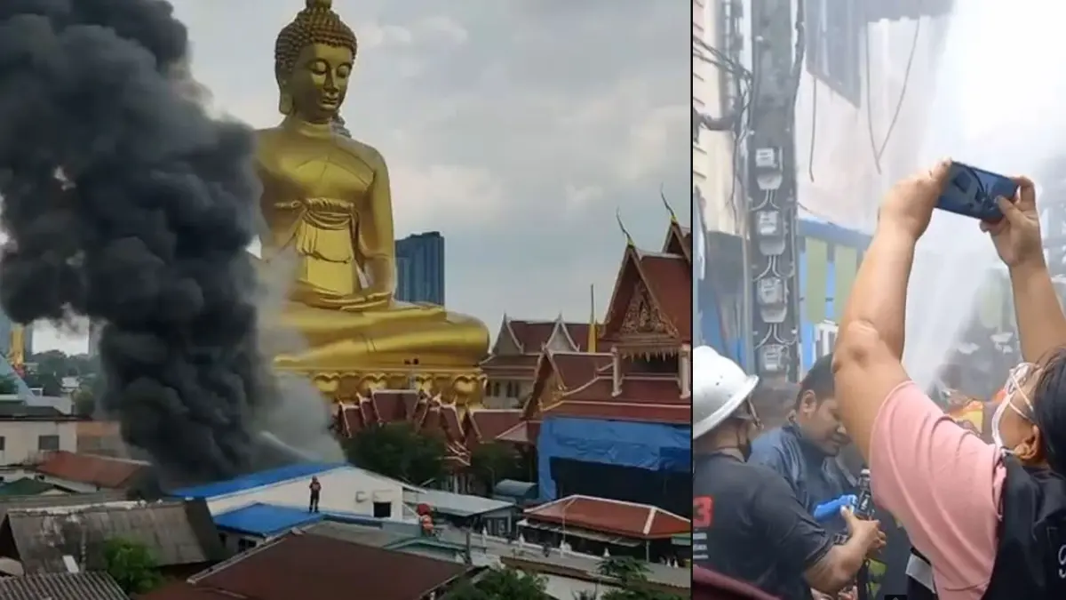 เพลิงไหม้ 40 นาที ต้นเพลิงบ้านครูสาว หวิดวอดทั้งชุมชนปากคลองบางสะแก