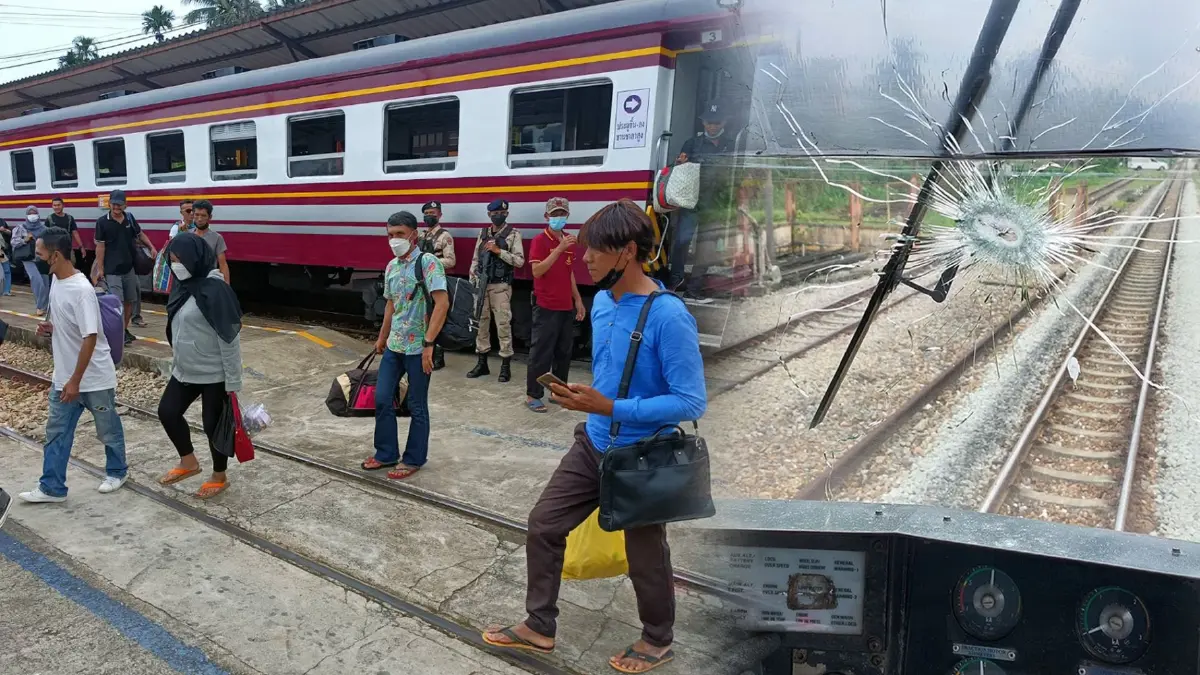 ป่วนซ้ำ!ซุ่มยิงขบวนรถไฟกรุงเทพปลายทางสุไหงโก-ลก