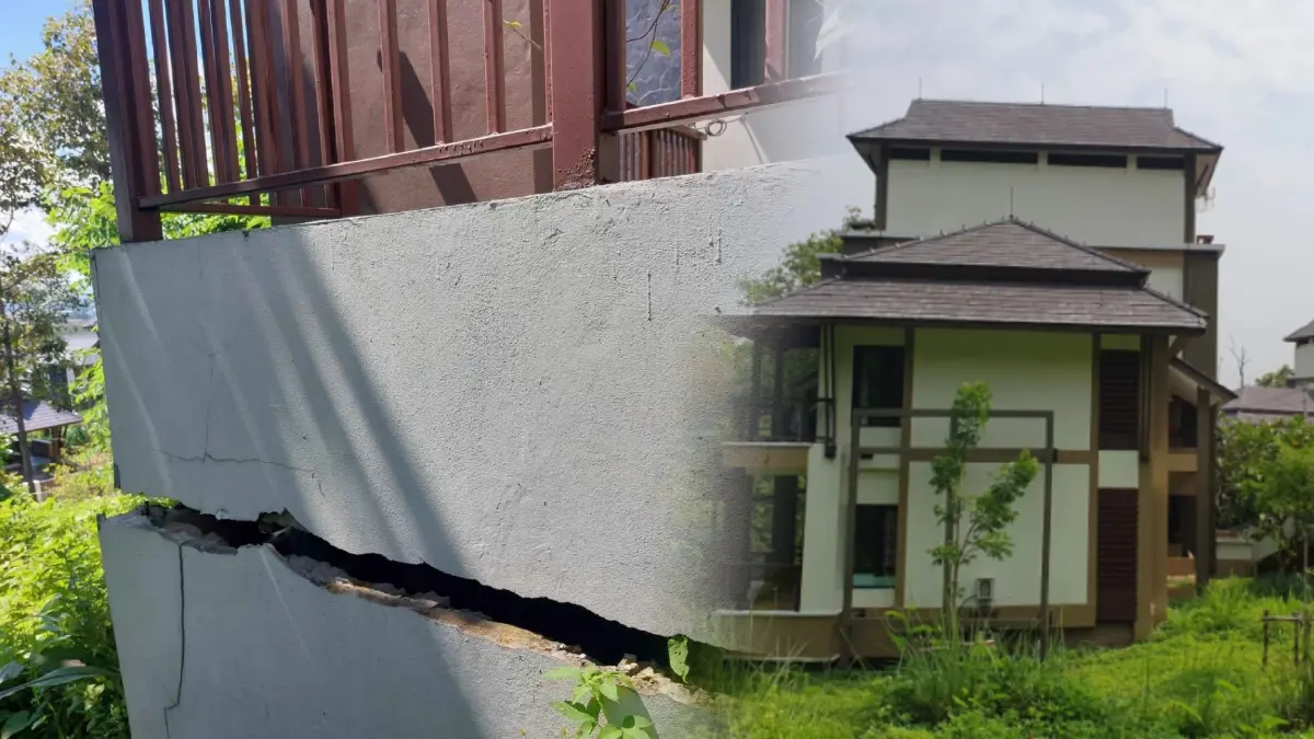 ฝนถล่ม ทำบ้านป่าแหว่งทรุด ชาวเน็ตแซวคนเอาคืนไม่ได้ธรรมชาติเอาคืนเอง ฝนถล่ม ทำบ้านป่าแหว่งทรุด ชาวเน็ตแซวคนเอาคืนไม่ได้ธรรมชาติเอาคืนเอง