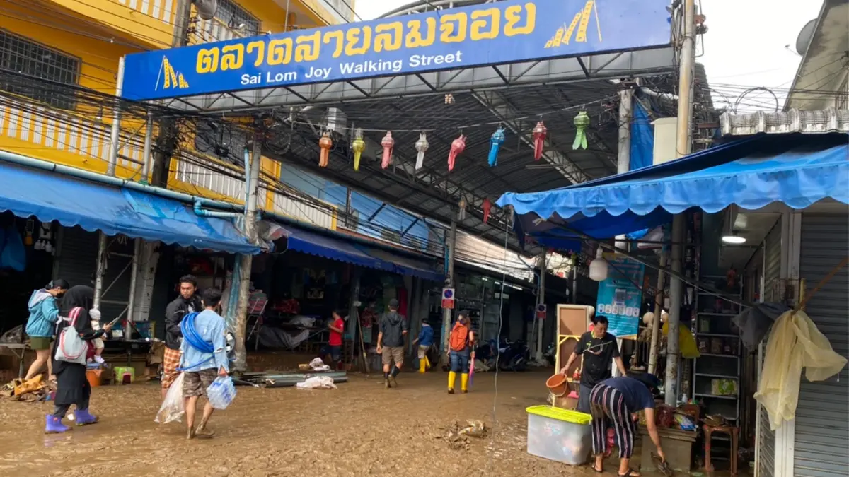 เร่งฟื้นฟูเขตเศรษฐกิจแม่สาย หลังน้ำท่วมหนักสุดในรอบ 30 ปี
