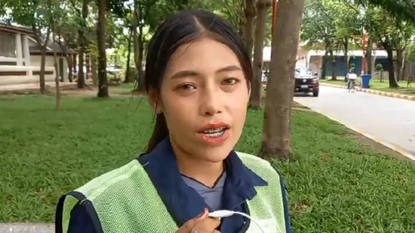 สาวพนักงานกวาดถนนคนดัง TikTok เปิดใจทำไมต้องตอบฟาด (มีคลิป)