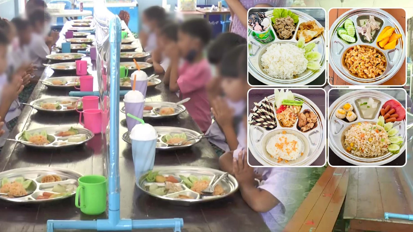 รร.อุทัยธานี โชว์อาหารกลางวันเด็กกินหรู ทั้งที่งบ 21 บาท/หัว ทำได้อย่างไร ??