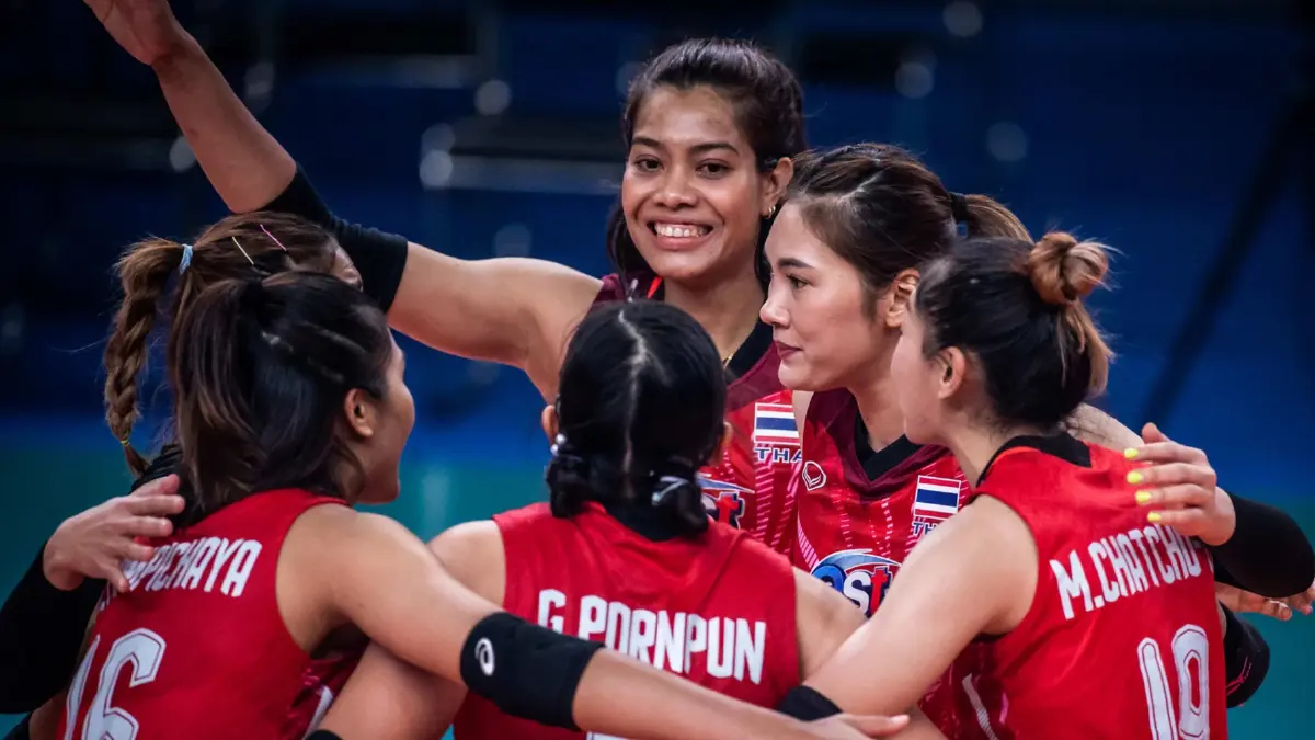 "วอลเลย์บอลสาวไทย" ถล่มไต้หวัน 3-0 เซต ส่งท้ายแบ่งกลุ่มเอวีซีคัพ