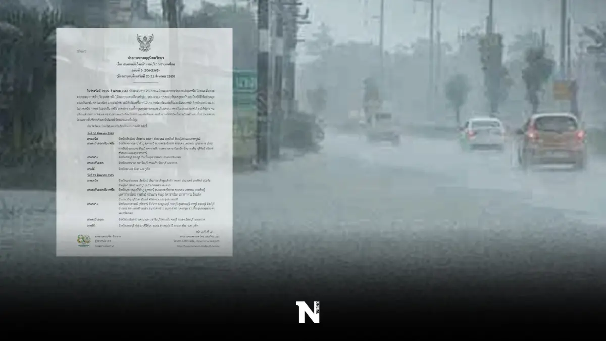 แจ้งประกาศ ฉ. 3 ไทยมีฝนตกหนักถึงหนักมาก เช็กเลยพื้นที่ไหนได้รับผลกระทบบ้าง