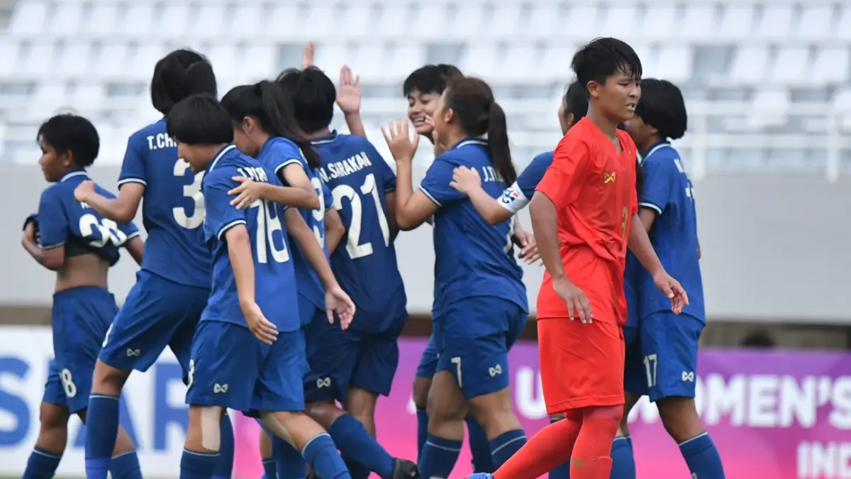 ฟุตบอลหญิง U18 ทุบเมียนมา 2-0 คว้าอันดับ 3 ศึกชิงแชมป์อาเซียน ฟุตบอลหญิง U18 ทุบเมียนมา 2-0 คว้าอันดับ 3 ศึกชิงแชมป์อาเซียน