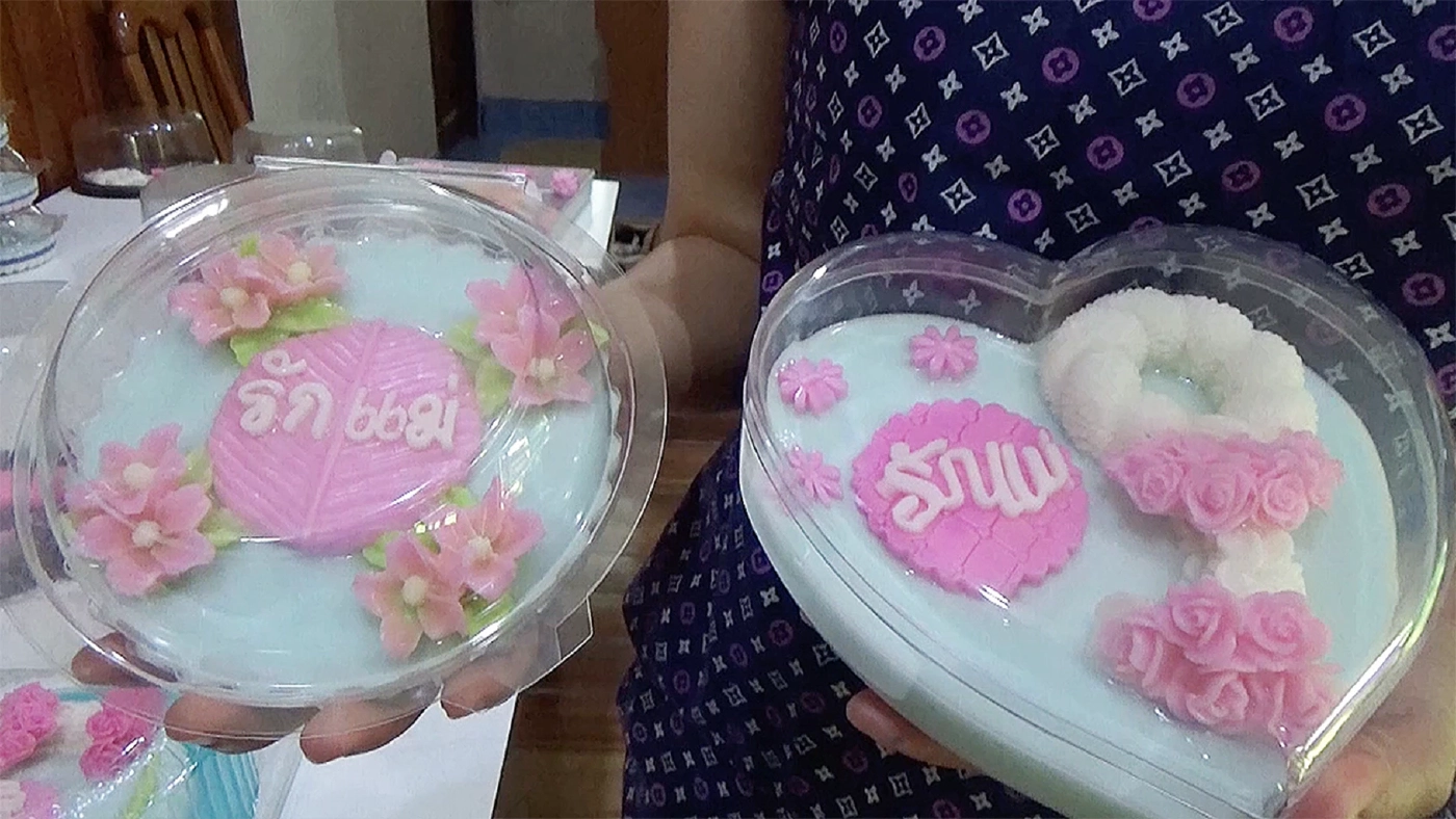 เค้กวุ้นดอกมะลิออเดอร์สุดปังของขวัญวันแม่ เค้กวุ้นดอกมะลิออเดอร์สุดปังของขวัญวันแม่