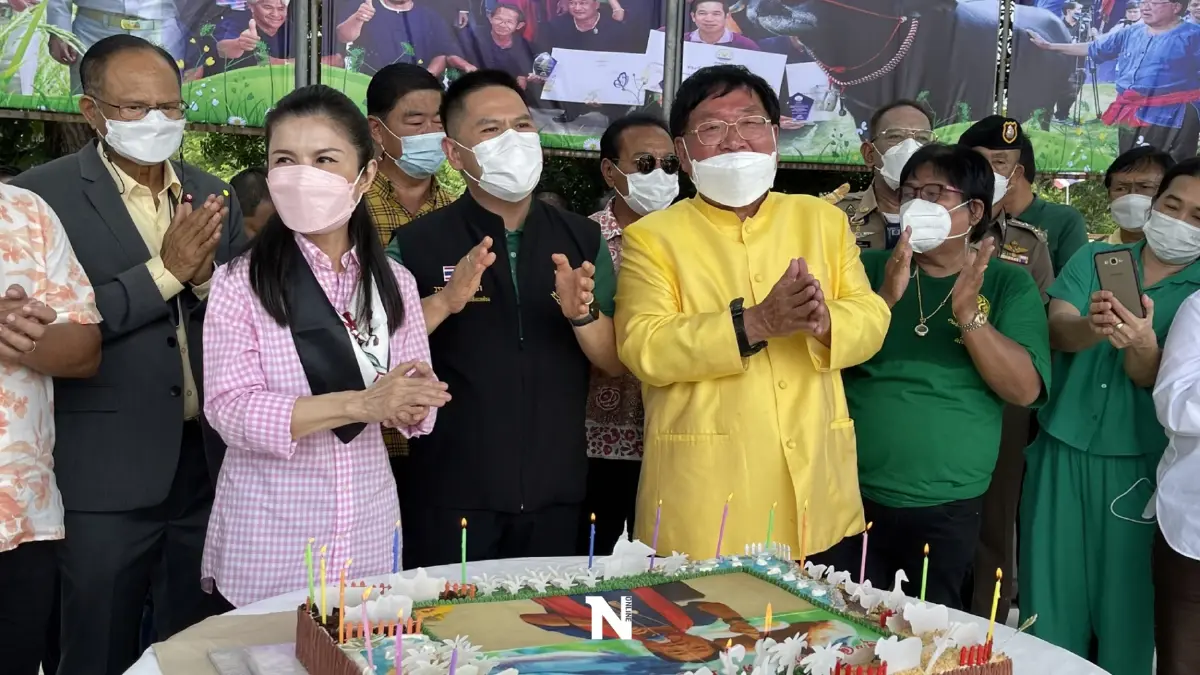 "กัญจนา-วราวุธ"นำคณะชาติไทยพัฒนาอวยพร"ประภัตร โพธสุธน"ครบรอบ 73 ปี