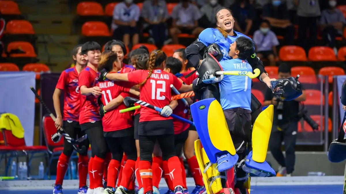 ฮอกกี้สาวไทยเฉือนอิเหนา 2-1 ผงาดคว้าแชมป์เอเชียสมัยแรก