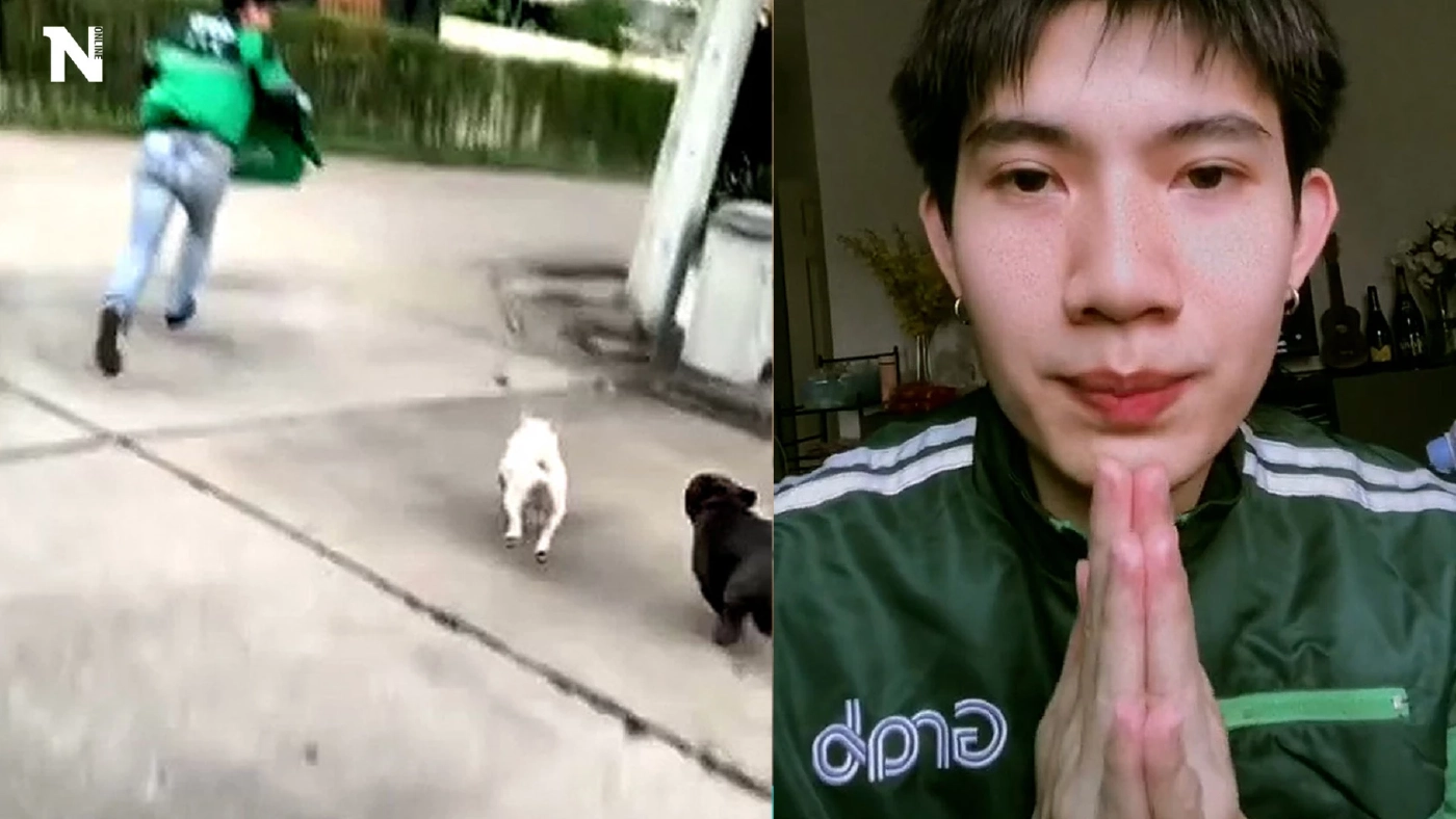 น้องหมาไม่ดุค่ะ ไรเดอร์สู้ชีวิตวิ่งหนีหมา 4x100