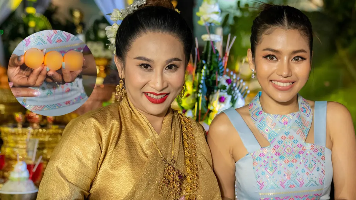 คอหวยห้ามพลาด “ธัญญ่า-ลาล่า” จับเลขปิงปองในงานบวงสรวง พระราหู- พระอินทร์