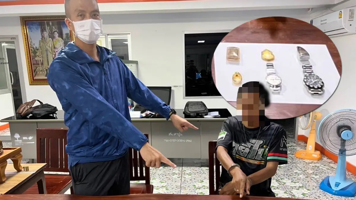 รวบโจรบุกงัดบ้าน "พันโท"กวาดพระสมเด็จฯ กว่า 4 แสน