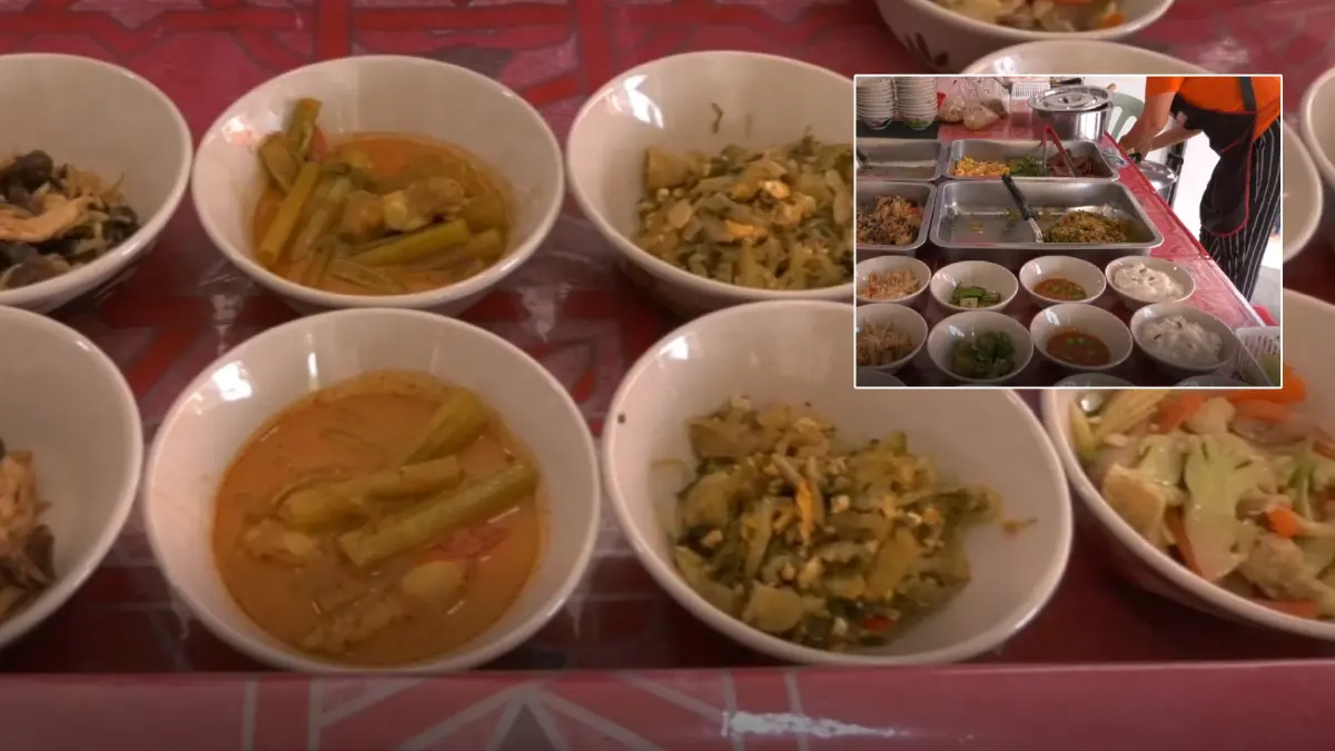 สวนพิษเศรษฐกิจ "ร้านข้าวแกง" ผุดไอเดียเมนูละ 10 บาท ตักไม่อั้น คนแห่กินเพียบ