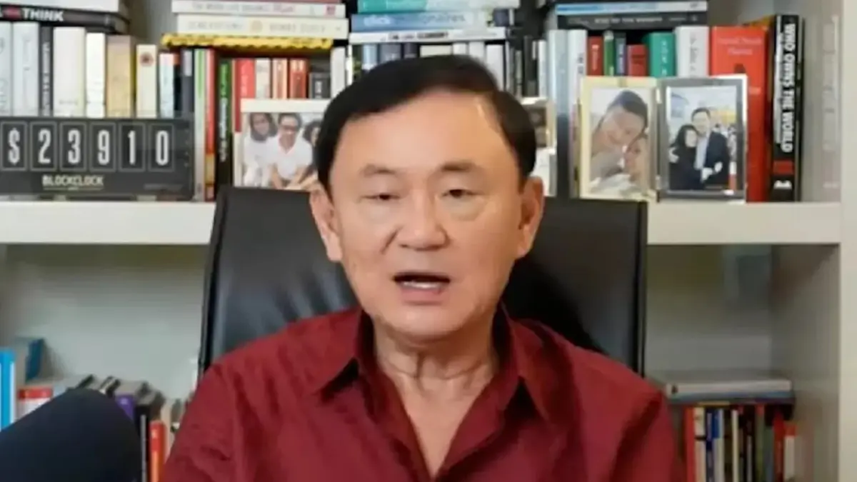 ทักษิณ ปัดดีล บิ๊กป้อม สูตรหาร 100  เป็นเรื่องบังเอิญ โว สมัยหน้าพท.เกิน 250