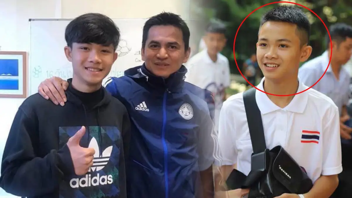 โกอินเตอร์  “น้องดอม” 1 ใน 13 หมูป่าติดถ้ำหลวง ได้ทุนเรียนฟุตบอลที่อังกฤษ