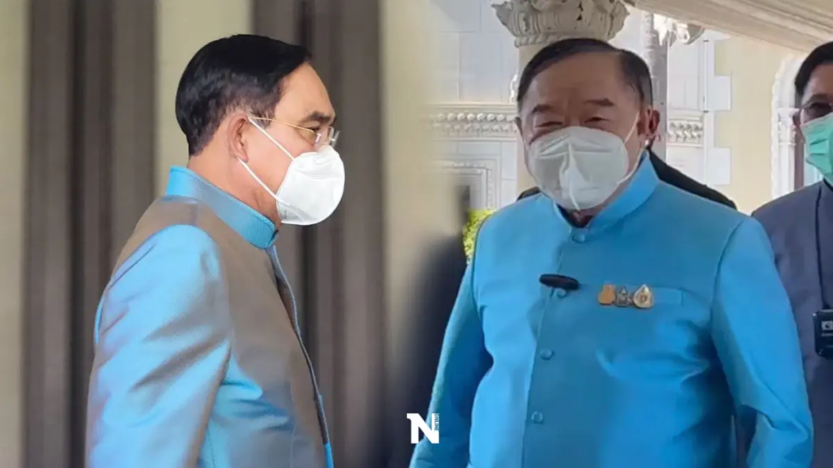 "นายกลุงตู่" เมินสื่อฯ ขณะ "บิ๊กป้อม" อารมณ์ดีเข้าประชุม ครม. "นายกลุงตู่" เมินสื่อฯ ขณะ "บิ๊กป้อม" อารมณ์ดีเข้าประชุม ครม.