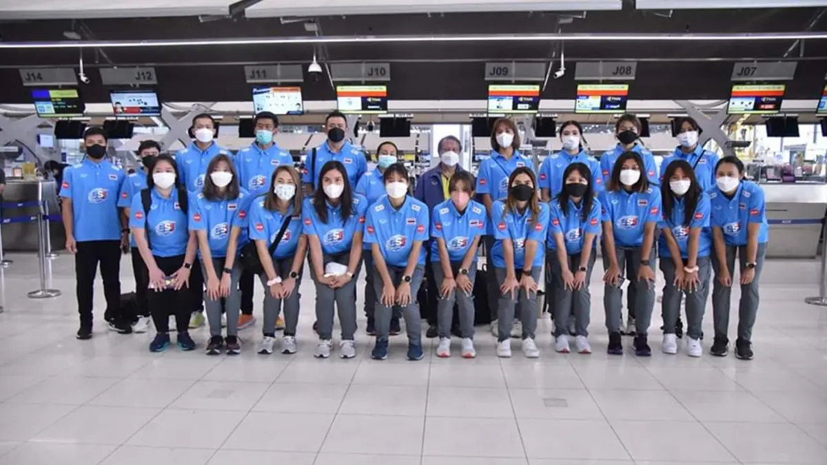 "วอลเลย์บอลสาวไทย" บินสู่ฟิลิปปินส์เตรียมลุยศึกเอวีซี คัพ "วอลเลย์บอลสาวไทย" บินสู่ฟิลิปปินส์เตรียมลุยศึกเอวีซี คัพ