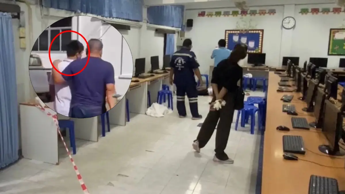 ฟังจากปาก “ม.3” เล่านาทีปืนลั่น อ้าง .38 ตกพื้นโป้งเดียวเจาะหัวดับ  (มีคลิป)