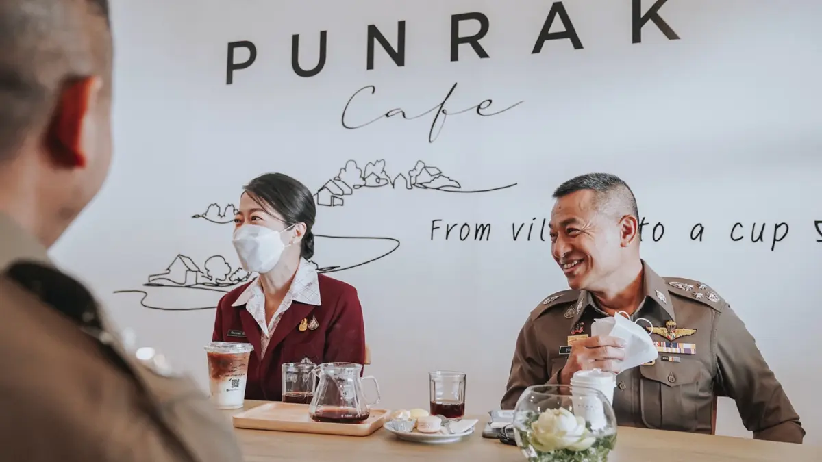 ผบ.ตร.เปิด "Punrak Cafe" ประเดิมเมนู "หนุมานปันรักษ์"