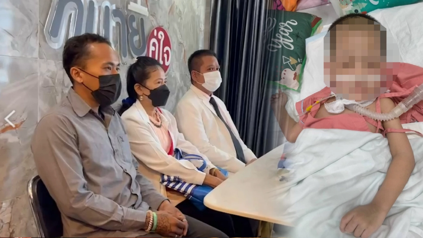 พ่อสุดทน ร้องทนายรณณรงค์ช่วยหลังลูกสาว 3 ขวบถูกทำร้ายเจ็บสาหัส