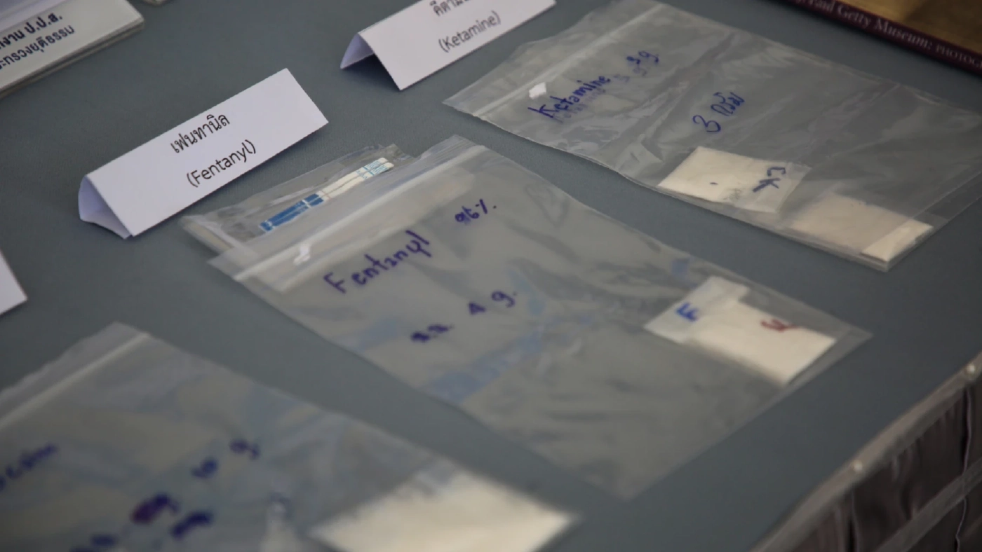 สุดอันตราย ป.ป.ส. จับ "เฟนทานิล" ยาเสพติดชนิดใหม่ แรงกว่าเฮโรอีน 50 เท่า