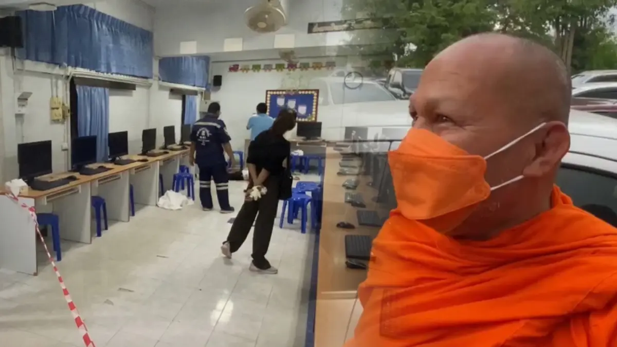 หลวงพี่วัดดัง ปัดเป็นเจ้าของปืนที่ นร. นำมายิงเพื่อนในห้องเสียชีวิต