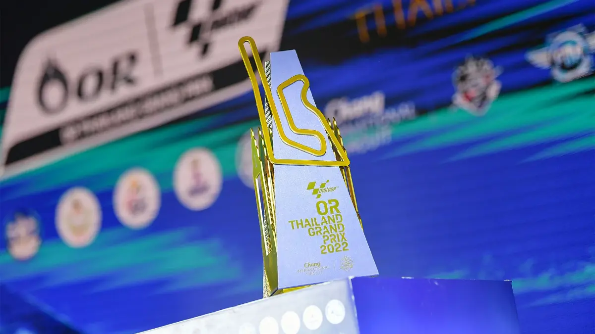 เปิดตัวโทรฟี่ "ThaiGP" พร้อมชวนร่วมนับถอยหลังสู่ศึกโมโตจีพีที่บุรีรัมย์