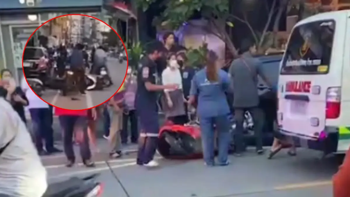 ทะเลาะปมเตะบอล “แก๊งวัยรุ่น” กว่า 20 คนยกพวกตะลุมบอนกลางเมือง เจ็บสาหัส