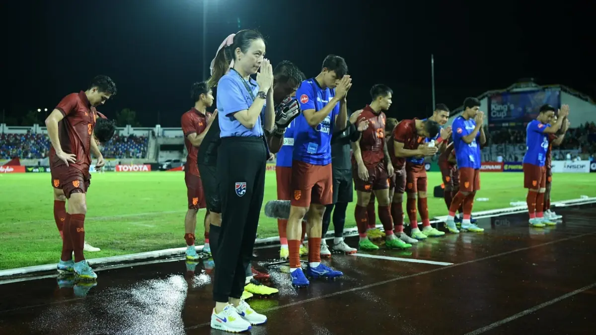 "มาดามแป้ง" ภูมิใจไทยไทยจบที่ 3 คิงส์คัพ ขอบคุณทุกสโมสร-แฟนบอล ช่วยสนับสนุน
