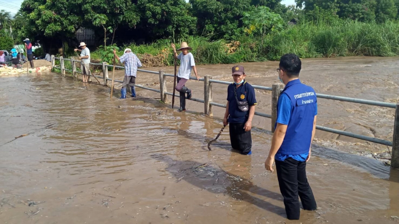 ปภ.เชียงใหม่ สั่งเฝ้าระวังพื้นที่น้ำท่วม ล่าสุดกระทบแล้ว 6 อำเภอ
