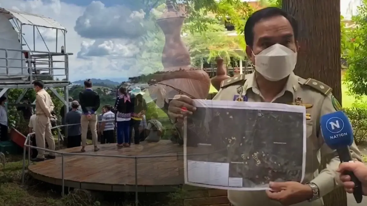 กระทรวงทรัพย์ฯ เดินหน้าใช้ กม. แก้ไขปัญหาม่อนแจ่ม พบมีการบุกรุกป่าจริง กระทรวงทรัพย์ฯ เดินหน้าใช้ กม. แก้ไขปัญหาม่อนแจ่ม พบมีการบุกรุกป่าจริง