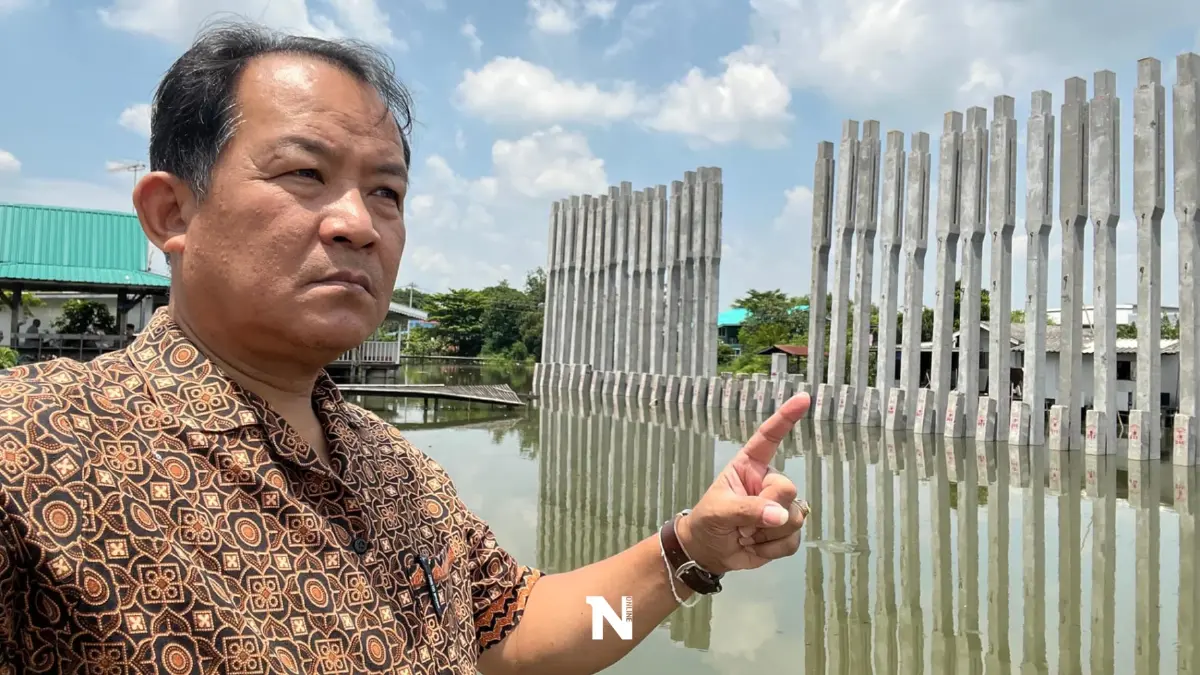 ศรีสุวรรณ ชี้น้ำท่วม บางเขน-รังสิต เหตุ กทม. สร้างเขื่อนครึ่งคลอง ขวางทางน้ำ ศรีสุวรรณ ชี้น้ำท่วม บางเขน-รังสิต เหตุ กทม. สร้างเขื่อนครึ่งคลอง ขวางทางน้ำ