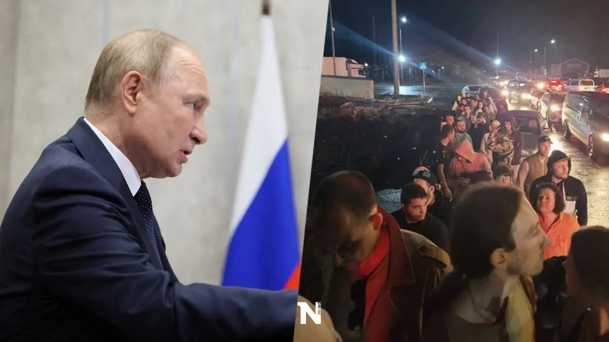 ชาวรัสเซียแห่หนีออกนอกประเทศ หลัง"ปูติน"สั่งระดมพล