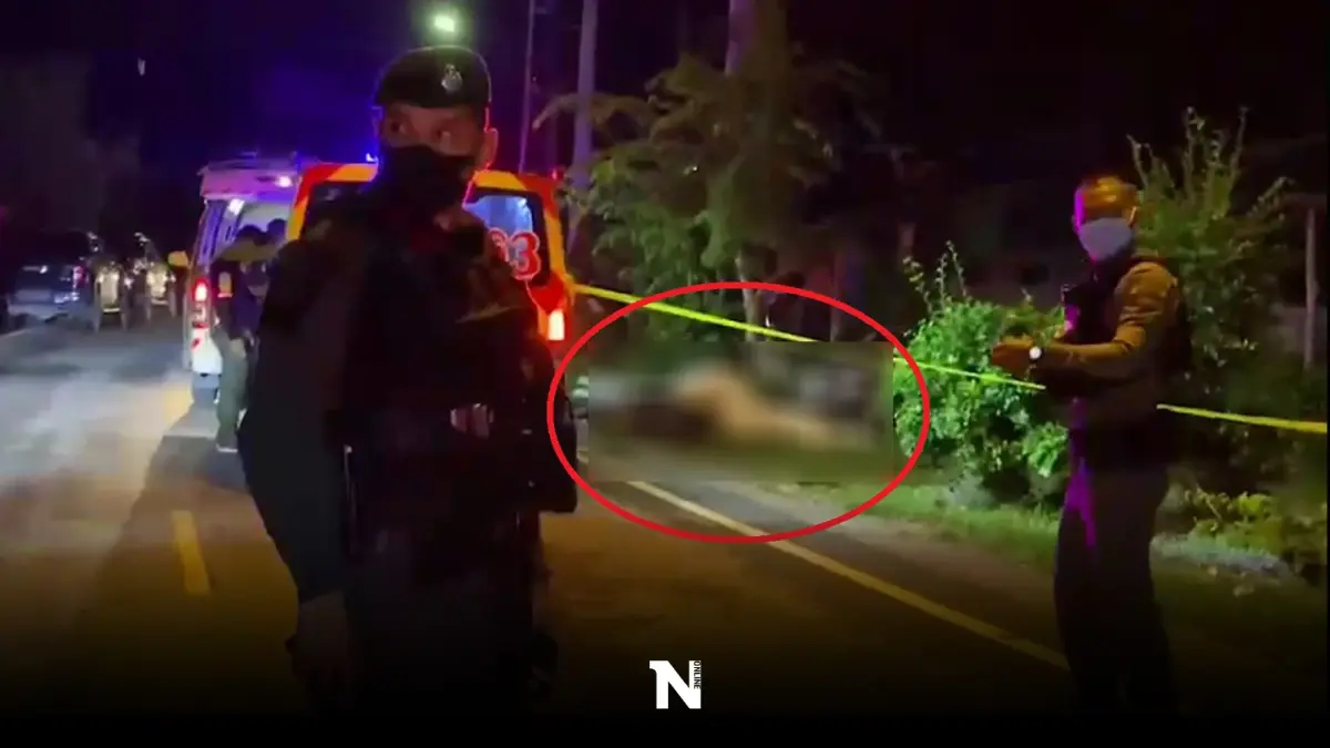 คนร้ายขับรถประกบ รัว M-16 ยิงสองผัวเมียดับ ก่อนชิงปืนพกหลบหนี คนร้ายขับรถประกบ รัว M-16 ยิงสองผัวเมียดับ ก่อนชิงปืนพกหลบหนี