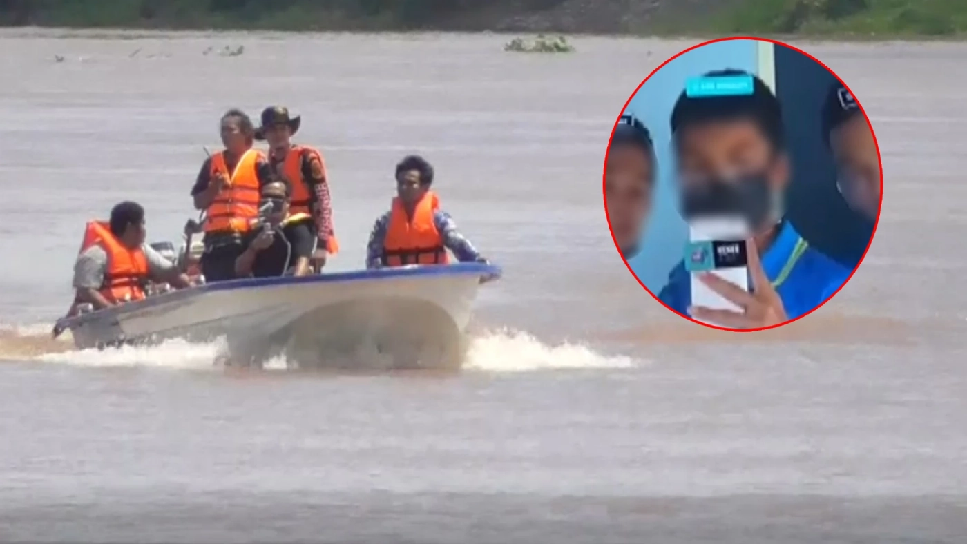 ระดมกู้ภัยทั้งจังหวัด ค้นหาร่าง “น้องบิ๊ก”  หลังจมเจ้าพระยาหน้าวัดดัง