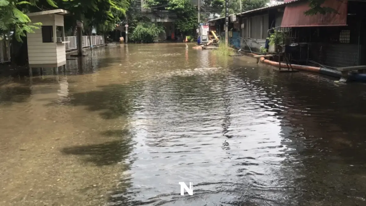กทม.ประกาศเตือนด่วน 4 เขต เฝ้าระวังน้ำท่วม หลังระดับน้ำคลองประเวศบุรีรมย์เพิ่มขึ้น