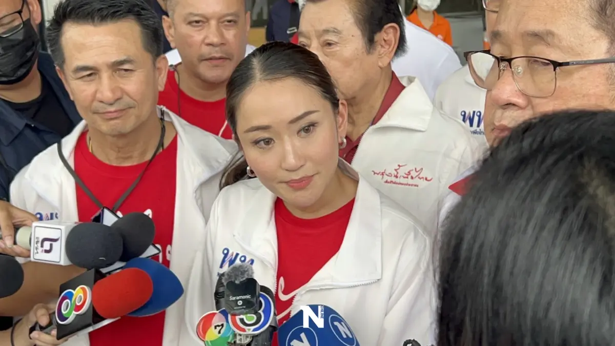 "แพทองธาร"ย้ำแคนดิเดตนายกฯไม่ต้องรอฟ้าลิขิตทุกอย่างขึ้นกับปชช.