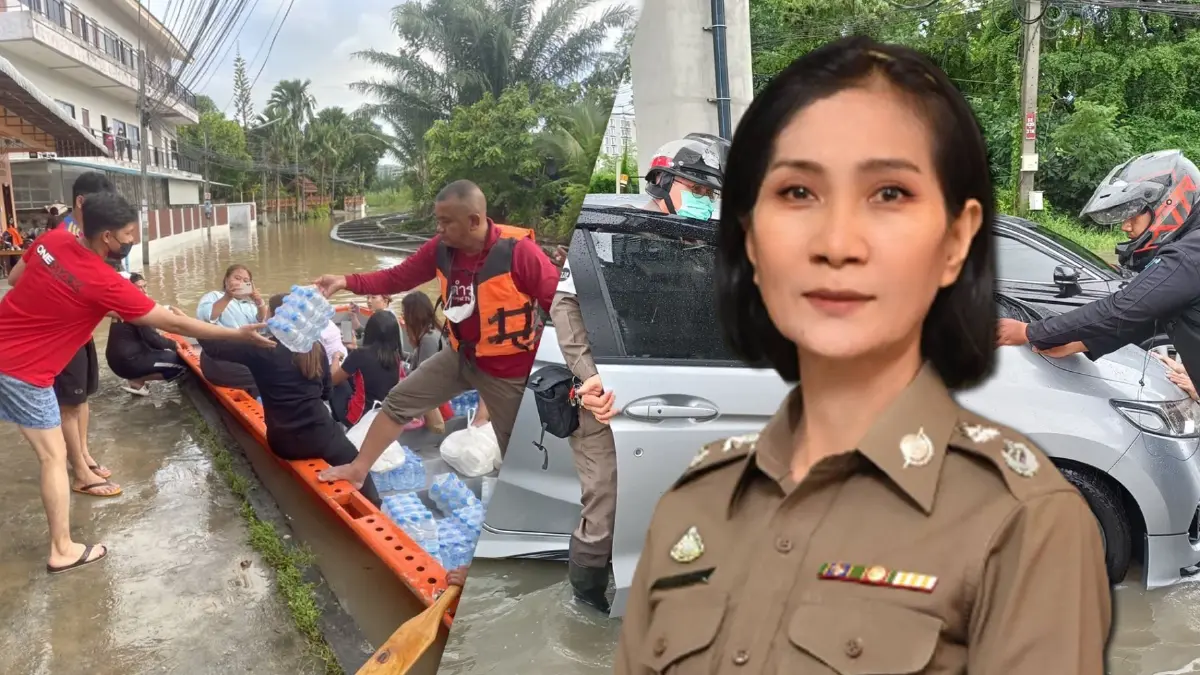 ตร.ทุกโรงพักออกช่วย ปชช.บรรเทาทุกข์น้ำท่วม