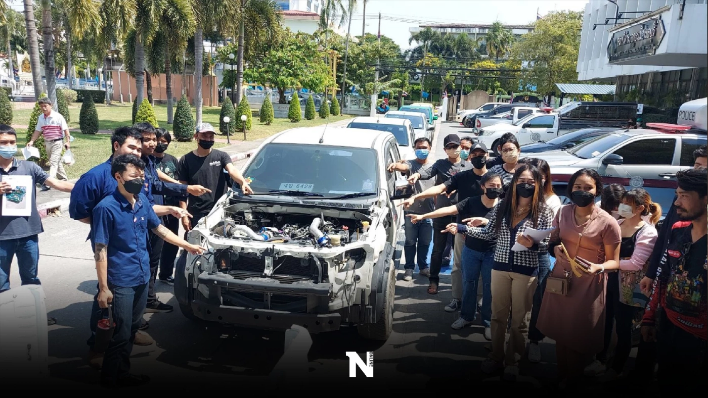 จ่อออกหมายจับ เจ้าของอู่ดังชลบุรี หลังดองรถหลายเดือนไม่ซ่อม