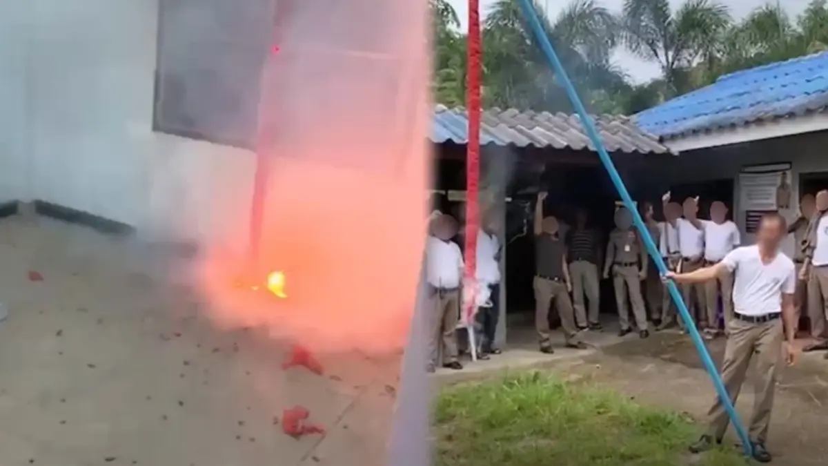 ฮือฮา ! แห่บุกบ้าน "ผกก." จุดพลุไล่หลังเกษียณราชการ พร้อมสวดกุสะลา (มีคลิป) ฮือฮา ! แห่บุกบ้าน "ผกก." จุดพลุไล่หลังเกษียณราชการ พร้อมสวดกุสะลา (มีคลิป)