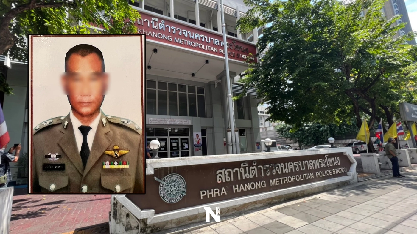 สาวอุ้มท้องบุกยิงตำรวจ หน้าสน.พระโขนง ปมปัญหาครอบครัว