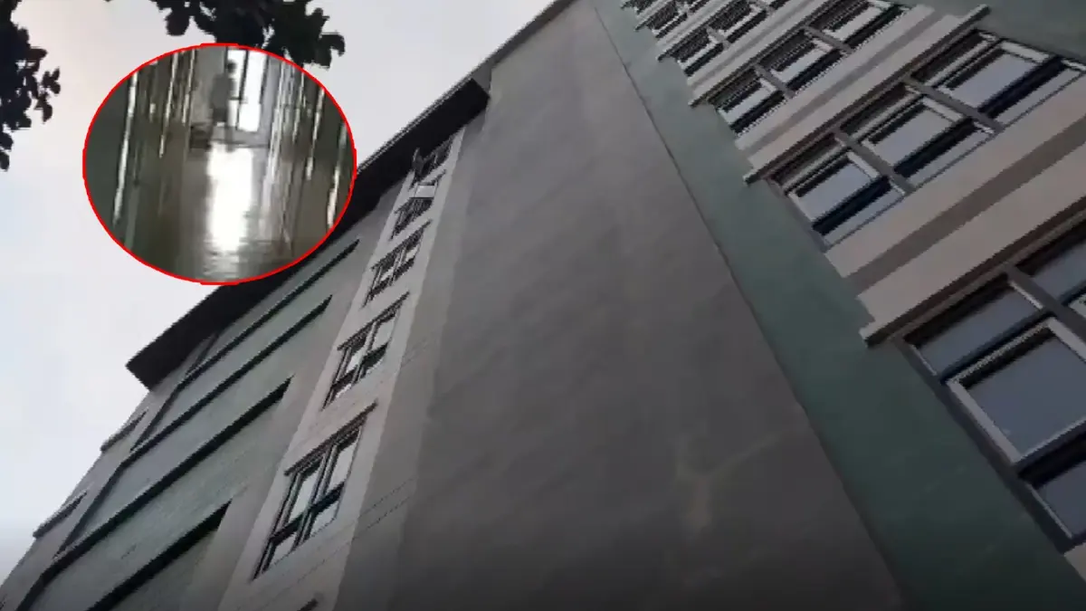 ”นักศึกษา ม.ดัง”  ดิ่งหอพักชั้น 8 ดับคาที่ ขณะกล้องวงจรปิดจับภาพนาทีสลด