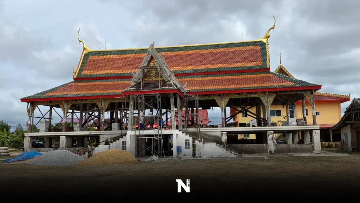 วัดดังพนัสนิคม ฟ้องผู้รับเหมา กล่าวหาเบี้ยวเงินสร้างศาลาวัด