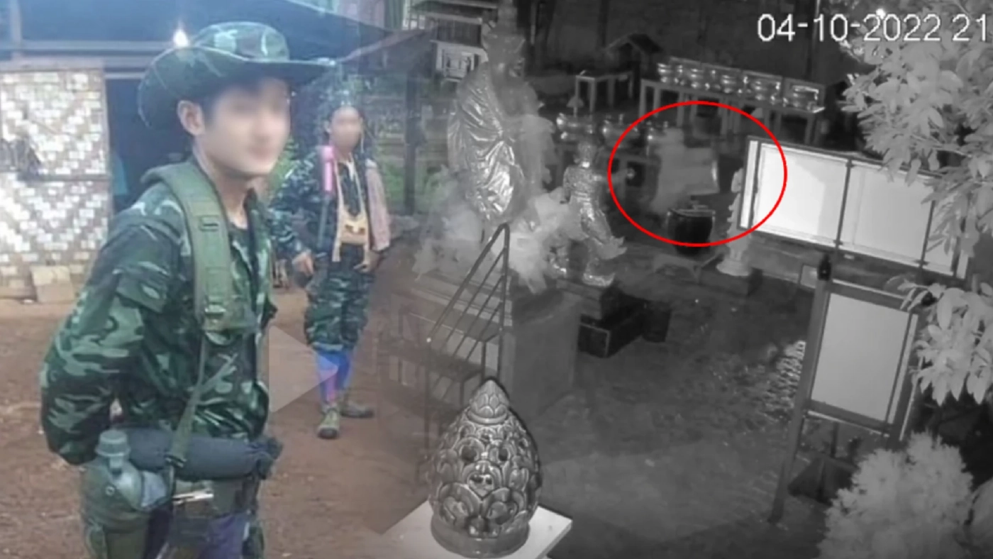 รวบ “อดีตทหารกู้ชาติ” บุกขโมยตู้บริจาค หวังนำเงินขอสาวแต่งงาน (มีคลิป) รวบ “อดีตทหารกู้ชาติ” บุกขโมยตู้บริจาค หวังนำเงินขอสาวแต่งงาน (มีคลิป)