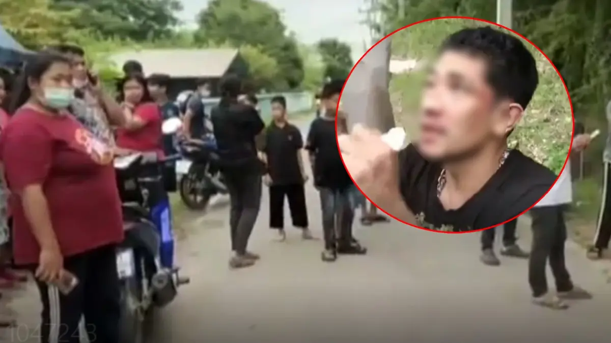 น่วม “ชาวบ้าน” รุมประชาทัณฑ์ “คนร้าย” ฉุดสาวหวังจะพาไปขืนใจ (มีคลิป) น่วม “ชาวบ้าน” รุมประชาทัณฑ์ “คนร้าย” ฉุดสาวหวังจะพาไปขืนใจ (มีคลิป)